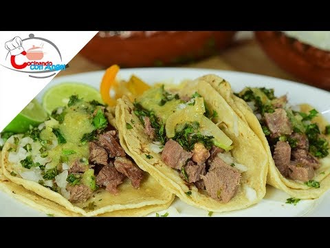 Tacos de Lengua de Res al Vapor