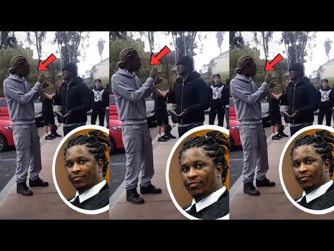 Gucci Mane Pulls Up On Young Thug For Dissing him 😳