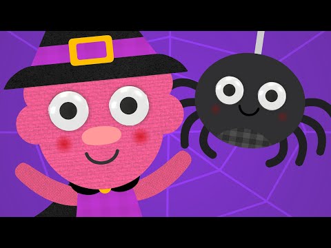 Five Creepy Spiders | Kids Halloween Song | Noodle & Pals