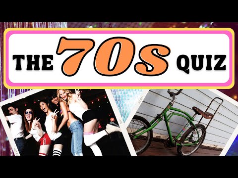 Do You Remember the 70s? ✨The Best 70s Trivia Quiz Game ✨ Test your memories