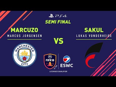 ESWC Fifa18 Paris Global Series Qualifier - PS4 - Marcuzo vs Sakul - Semi Final