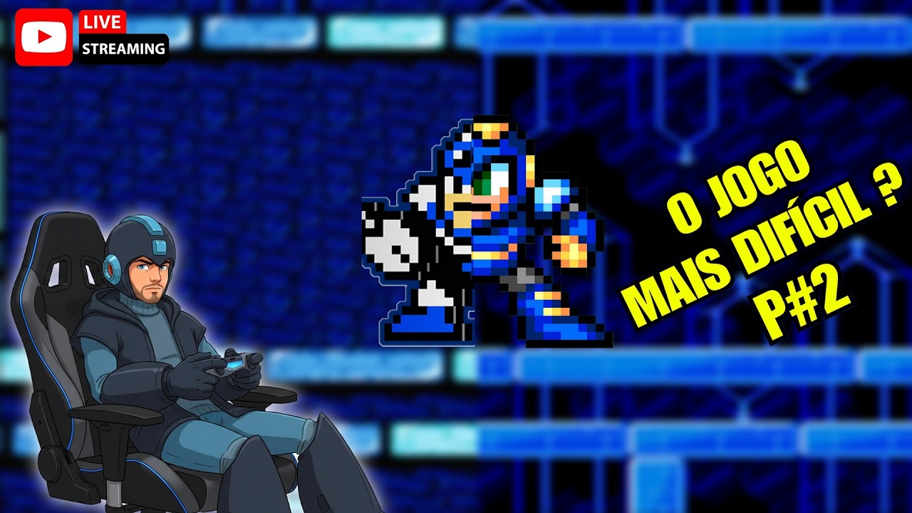 O MELHOR JOGO DE TODOS OS TEMPOS? Jogando Mega Man 2 (MEGA DRIVE)