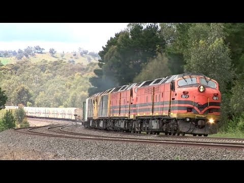 Aussie Railroads: QR Container train at Broadford.  Sat 29/10/11