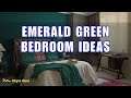 Elevate Your Bedroom With Emerald Green Bold And Beautiful Cozy Modern Small Bedroom Ideas
