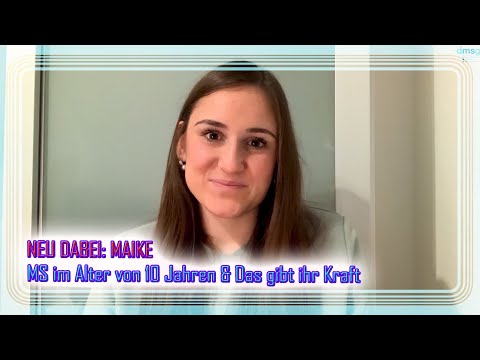 MS Diagnose als Kind 👧🏻 - Woraus Maike Kraft schöpft | DMSG Reporterin Maike