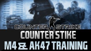 preview picture of video 'Counter Stike: Global Offensive - M4A4 & AK-47 Training Aera'