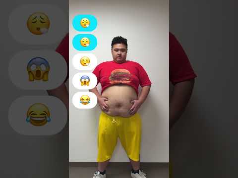 【TikTok100万再生】120Kgデブのぽよぽよするリアクション