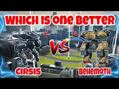 [WR] 🔥 New Robots Crisis VS Behemoth Weapon Comparison |War Robots|