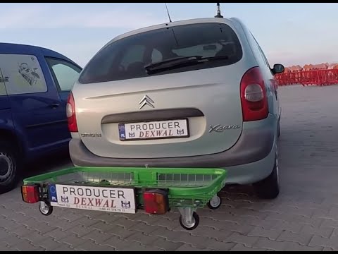 Rewelacyjna platforma transportowa bagażnik na hak Tragarz 300 | DOBREHAKI.PL