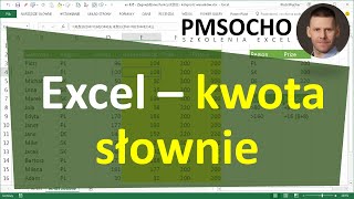 Excel - Kwota słownie - funkcja w arkuszu [odc.855]