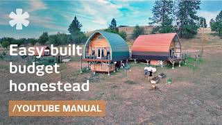 68 & starting fresh: building DIY 2-cabin dream homestead from scratch