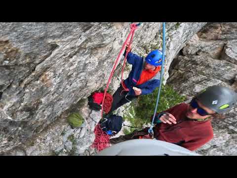 Punta Fiames V+/ (VS/HVS) 19+ pitches Dolomites Climbing