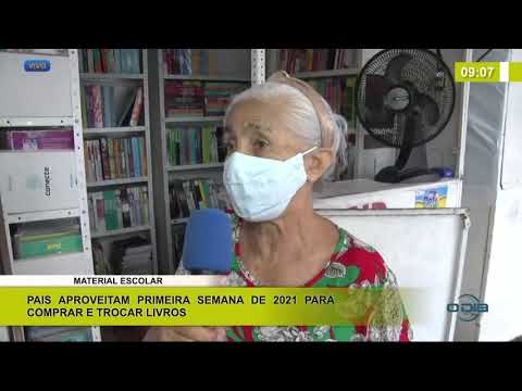 Pais aproveitam primeira semana de 2021 para comprar e trocar livros 05 01 2021