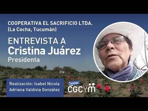 Entrevista a Cristina Juárez, presidenta de la Cooperativa El Sacrificio Ltda.