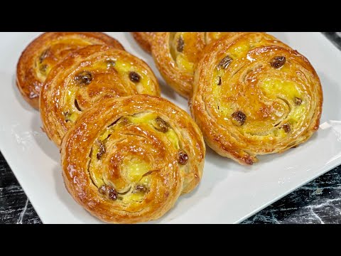 VOICI COMMENT FAIRE DES PAINS AUX RAISINS COMME À LA BOULANGERIE👩🏻‍🍳 (ou mieux🤤) Deli Cuisine
