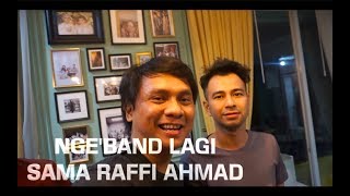 Raffi Ahmad ngeband lagi,  jadi drumer fatik band