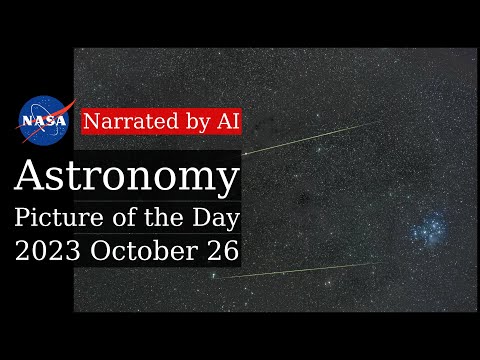 APOD: 2023-10-26 - Orionids in Taurus (Narrated by Joanna)