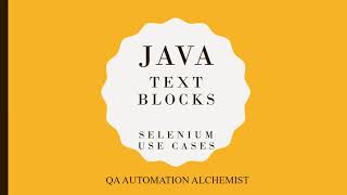Java Text Blocks: Write Cleaner, More Readable Multi-Line Strings | QA Automation Alchemist