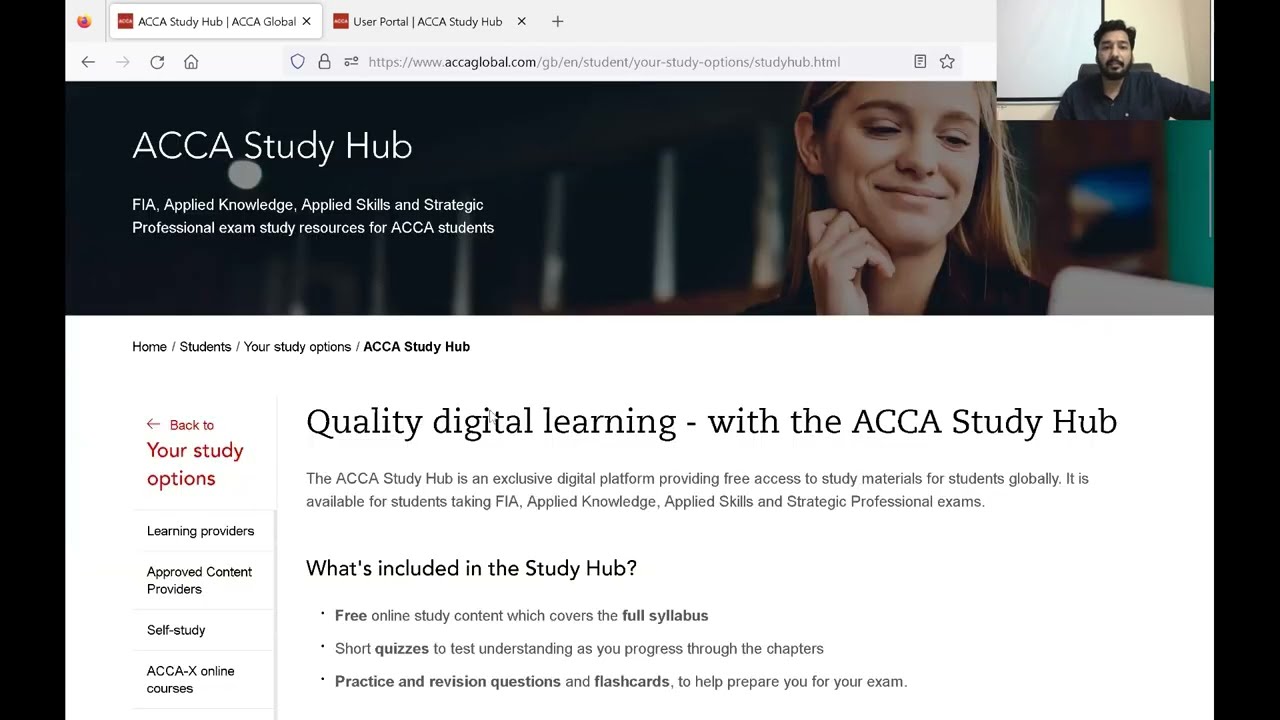 Exploring the Importance of ACCA Study Hub with Mohit Agarwal, ACCA , CMA | Ikshana Learning