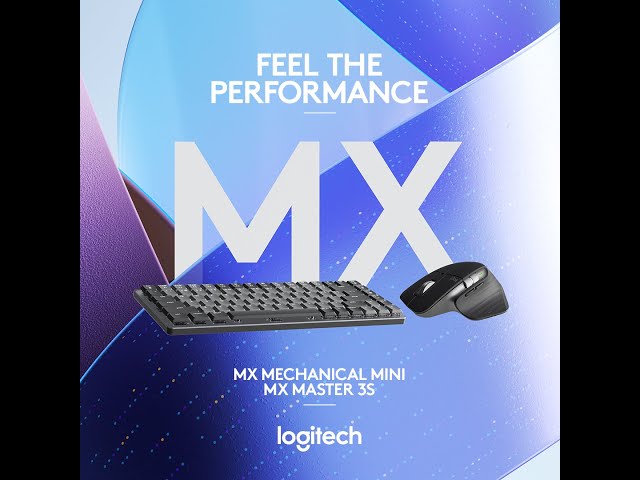 Ratón Logitech MX Master 3S Inalámbrico RF Bluetooth 8000 DPI Grafito Silencioso Ergonómico video
