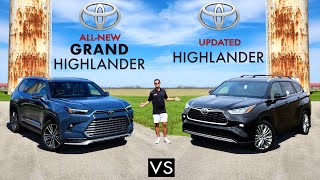 WORTH THE UPGRADE?? -- 2024 Toyota Grand Highlander vs. 2024 Toyota Highlander: Comparison