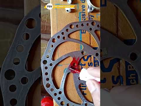 cycle disc brake modification part -3 #shorts #cycle #subscribe