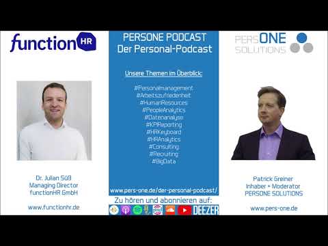 Dr. Julian Süß im Interview | Managing Director functionHR  | PERSONE PODCAST - Der Personal-Podcast