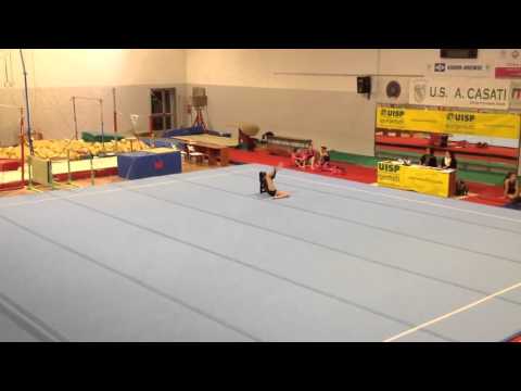 Prima prova uisp  2016 1 classificata corpo libero Daniela Consoli