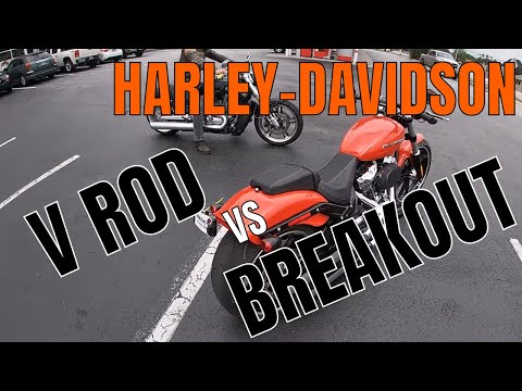 Harley-Davidson V Rod vs Harley-Davidson Breakout 114...who is King of the rake?