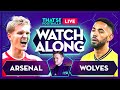 Arsenal vs Wolves | Mark Goldbridge LIVE