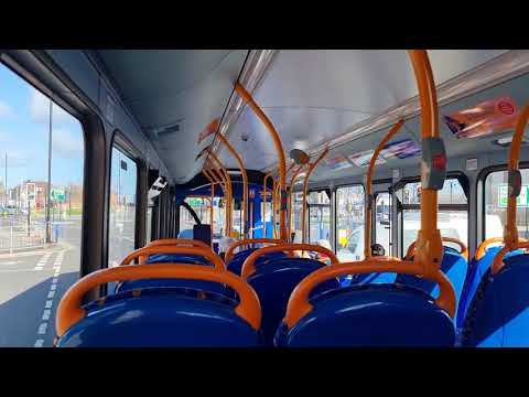 Service 4: Stagecoach North East 28016/YN63 BXE - Scania K270UB/Enviro 300NG | Gas Bus