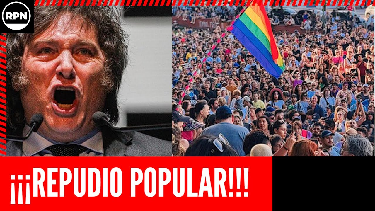 ¡¡¡REPUDIO POPULAR!!! MASIVA AUTO CONVOCATORIA LGBT EN REPUDIO A LOS DICHOS DE MILIE