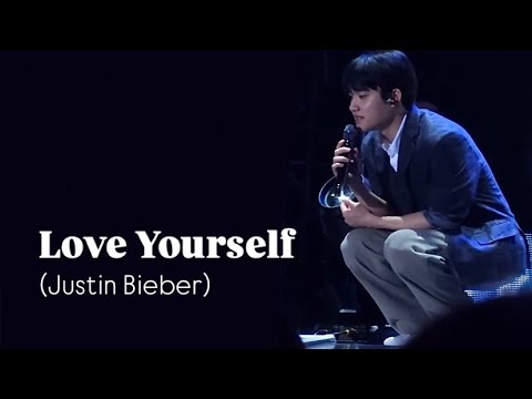 Doh Kyungsoo sang Love Yourself - Justin Bieber while squatting | Thailand Bangkok Bloom Fan Concert