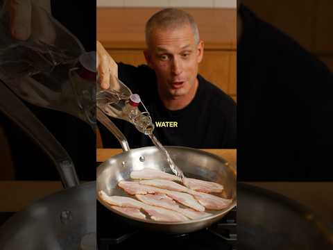 The old water in your bacon trick 🥓
