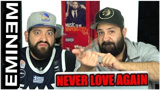 THE METAPHORS!! Music Reaction | Eminem - Never Love Again