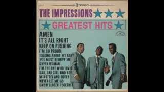 THE IMPRESSIONS - GROW CLOSER TOGETHER - LITTLE LP GREATEST HITS - ABC PARAMOUNT ABCS 515
