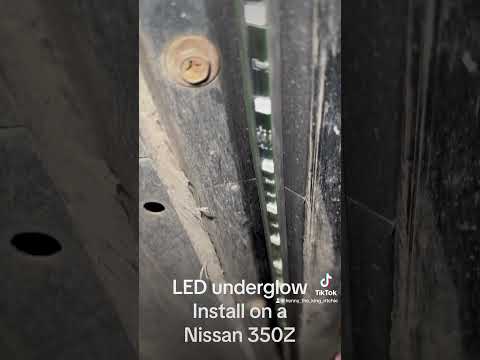 LED underglow install under 60 seconds, Nissan 350Z‼️#car #jdm #drift #reels #nissan #auto #racing