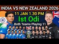 IND Vs NZ Ist Odi 2026 Playing 11 IND Vs NZ Ist Odi 2026 Confirm Final Playing 11 IND Vs NZ