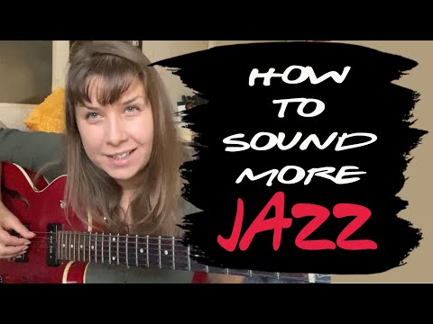 How to sound more Jazz? Chromatic approach to improv. Jazz guitar lesson. Intermediate/advanced