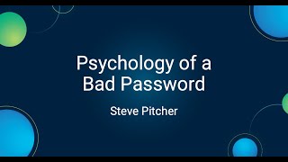 iAdmin 2025: Psychology of a Bad Password