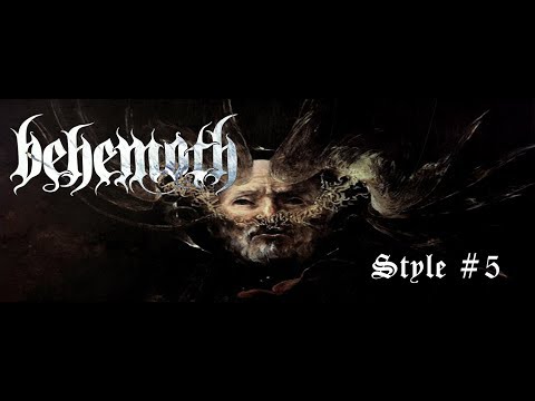 DRUM BACKING TRACK Behemoth Style # 5
