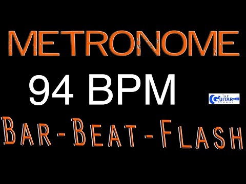 94 BPM FREE Metronome Best Free Online Metronome  Beats Per Minute Counter Flash Drummers Metronome