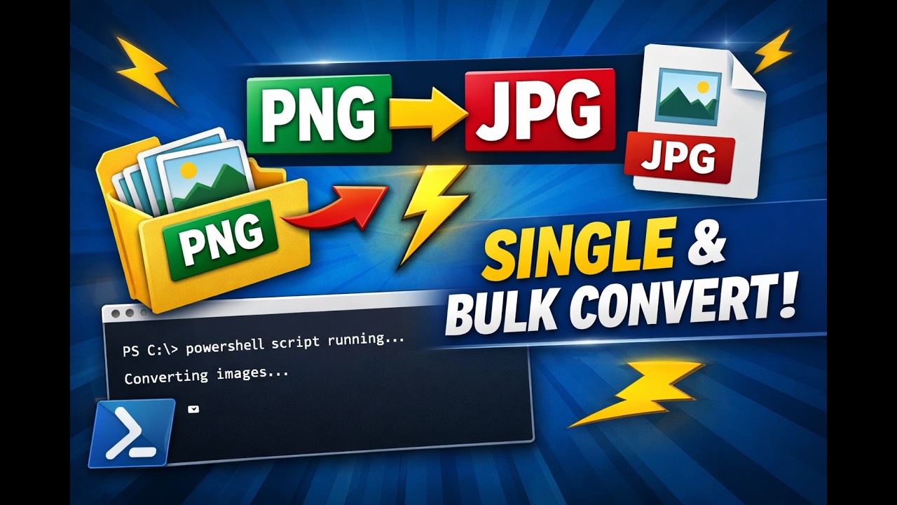 How to Convert PNG to JPG in Seconds (Single & Bulk Methods)