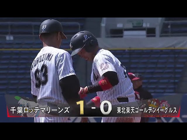 【ファーム】マリーンズ・加藤 試合の均衡を破るタイムリー3ベース!! 2018/4/10 M-E(ファーム)