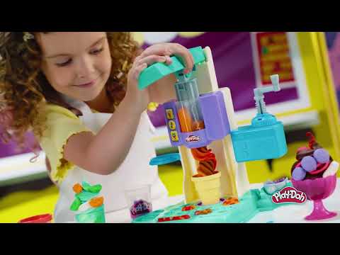 Modeliavimo rinkinys vaikams PLAY DOH Vaivorykštės ledai video