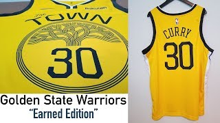 &quot;The Town Gold&quot; Earned Edition Nike  Golden State Warriors Jersey