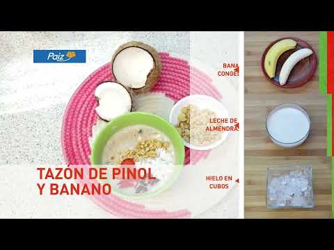 Tazón de pinol y banano | Recetas fáciles y rápidas de hacer | Buen Provecho