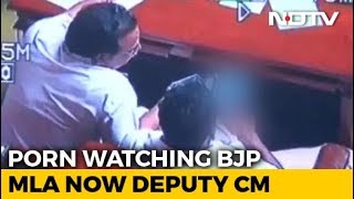 BJP Leader Seen Watching Porn Among Karnatakas 3 D