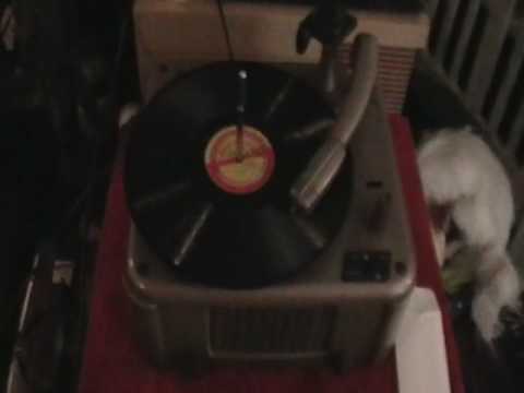 Songs for Bronco Busters 78rpm on the Wesco Matic