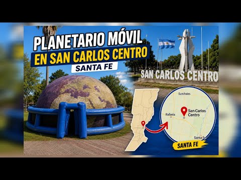 El planetario móvil llegó a San Carlos Centro.#santafe #argentina #lugares #viajes #turismo #familia